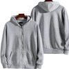 Solid Color British Loose Sports American Zipper Jacket Men