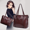 Retro European And American One Shoulder Messenger Bag Foreign Trade Oil Wax Leather Ladies Handbag Tote Bag