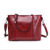 Retro European And American One Shoulder Messenger Bag Foreign Trade Oil Wax Leather Ladies Handbag Tote Bag