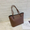 Large Volume Texture Western Style Tote Bag Female