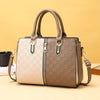 Simple Large Capacity Women's Contrast Color Ins Fashion Korean Style Shoulder Women's Crossbody Handbag