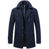 Cold-resistant plus cotton woolen men's jacket