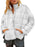 Aiopr Women's Oversized Lightweight Down Coat Long Sleeve Zip Packable Short Puffer Jackets