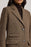 Longline Herringbone Wool Blend Reefer Coat