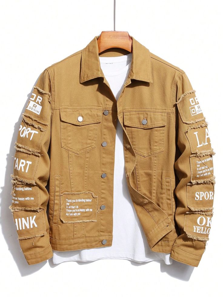 OEM Customized Logo Print High Quality New Style Streetwear Unisex Men's Casual Spring and Autumn Jackets