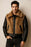 Faux Fur Bomber Jacket for Men