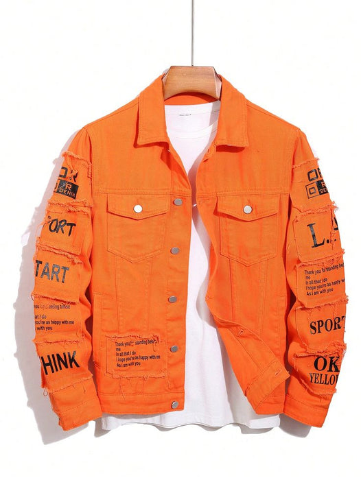 OEM Customized Logo Print High Quality New Style Streetwear Unisex Men's Casual Spring and Autumn Jackets