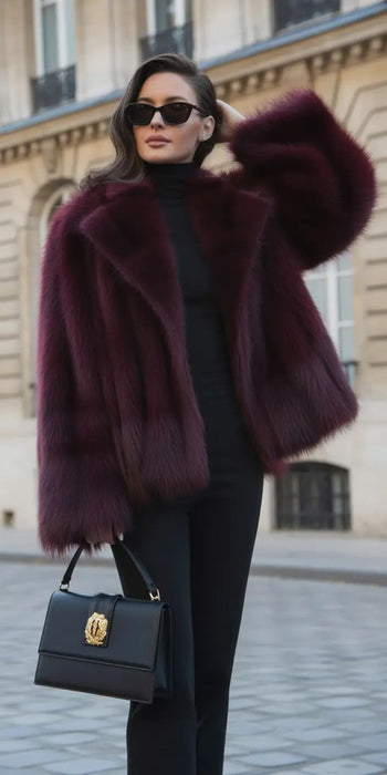 Faux Fur Bomber Jacket