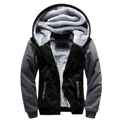 Street Hoodie Hooded Jacket Plus Size Men's Cotton Coat