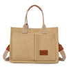 New Canvas Shoulder Bag Women Large Capacity Multi-pocket Handbags Casual Crossbody Shopper Bags For Students