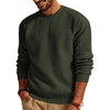 Men's Fashion Solid Color Waffle Casual