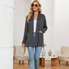 Women's Casual Loose Long Sleeve Pocket Cardigan